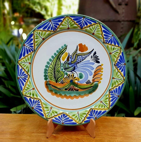 Birds-Plates-Ceramics-Handmade-HandPainted-MexicanPottery-GorkyPottery-Tradicional-Decoration-Kitchen-TableTop-TableSettings-TebaleSetUP-EatDifferent-CookingwithStyle-MexicanTable