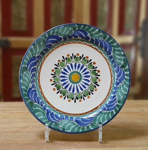 Flower Plates-ceramic-plates-handcrafts-hand painted-Gorky Pottery-Majolica