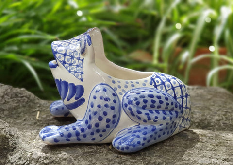 frog-ceramic-figure-planter-pot-handcrafts-mexico