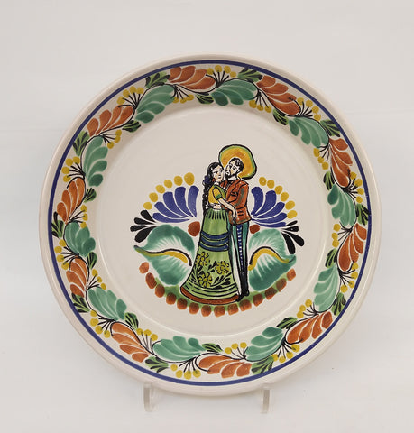 mexican decorative plates ceramic wedding pattern hand made mexico hand craft art