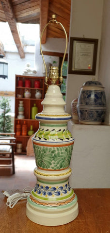 Lamp-Lamparas-vase-Ceramics-Handmade-Hand Painted-Mexican Pottery-Gorky Pottery-Tradicional-Decoration-Decor-House-House Decoration-House Ideas