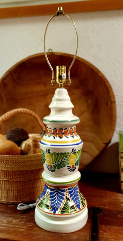 Lamp-Lamparas-vase-Ceramics-Handmade-Hand Painted-Mexican Pottery-Gorky Pottery-Tradicional-Decoration-Decor-House-House Decoration-House Ideas