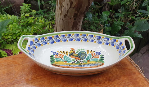 mexican-salad-bowl-rooster-motive-mayolica-mexico