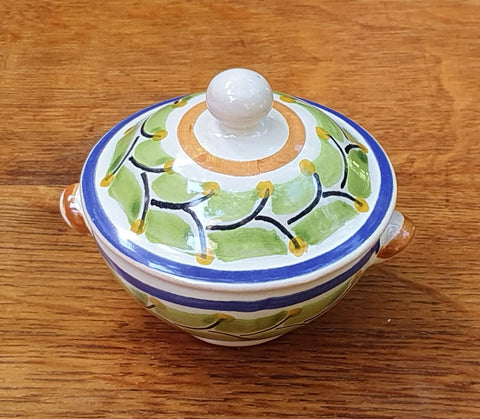 Spice container-Ceramics-Handmade-Hand Painted-Mexican Pottery-Gorky Pottery-Tradicional-Decoration-Kitchen-Table Top-Table Settings-Tebale Set UP-Eat Different-Cooking with Style-Mexican Table-Cook Different
