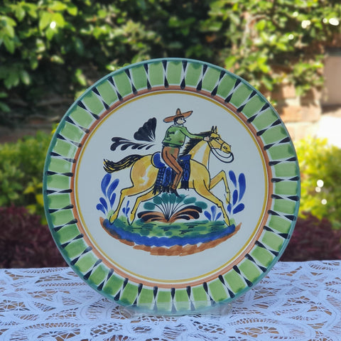 mexican plates charger dinner plate folk art table decor cowboy