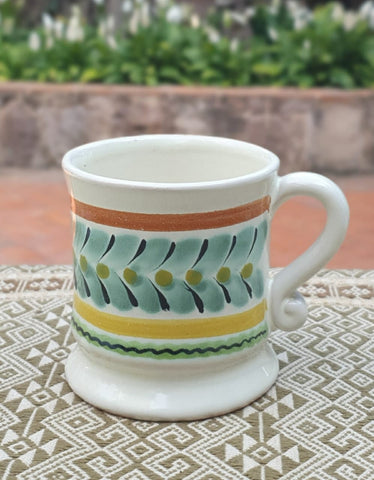 Traditional Coffee Mug-ceramic-coffee-mug-handcrafts-table setting-gift-amazon-ebay-talavera-majolica-handmade