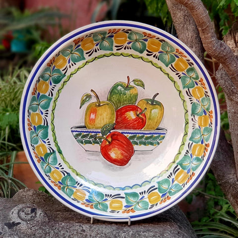 apples-design-mexican-ceramics-platters-handcrafted-mayolica-talavera-from-mexico