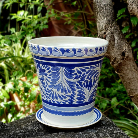blue-pot-mexican-ceramics-handmade-mayolica-talavera-flower-planters-home-garden-interior-decor-3