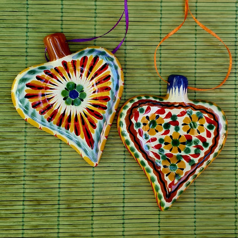 christmas-gifts-ornaments-for-tree-handpainted-ceramic-heart-set-6