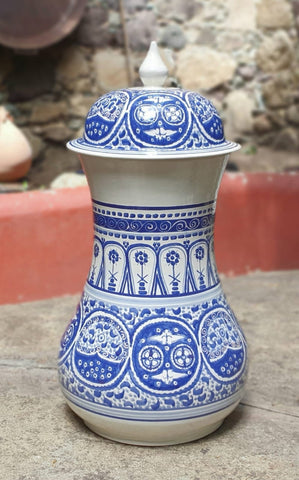 decorative-special-vase-ceramic-handmade-handpainted-handthrown-handcrafts-talavera-majolica-interior-design-decor-blue-gorky-mexico