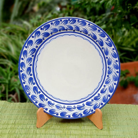 mexican-blue-plates-talavera-mayolica-handmade-puebla-gto-mexico