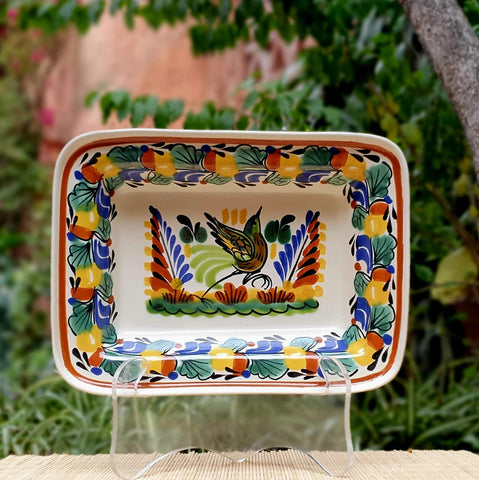 mexican-ceramics-bird-rectangular-snack-bowl-table-setting-garden-san-miguel