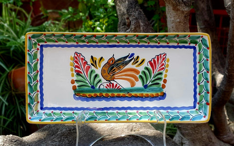 mexican-ceramics-birds-plate-tray-summer-present-gift