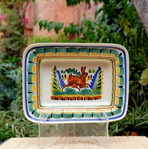 mexican-ceramics-bonni-rabbit-rectangular-snack-bowl-table-setting-garden-san-miguel
