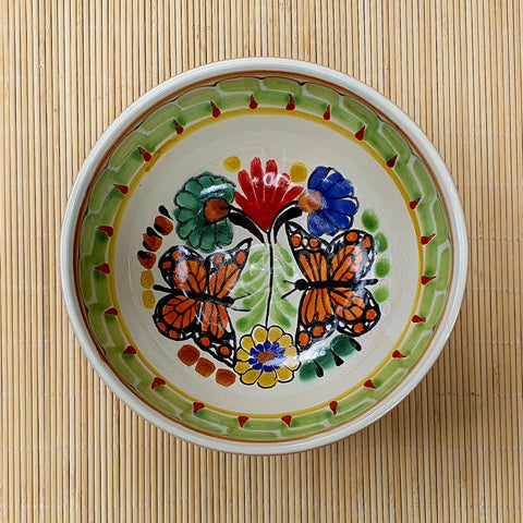 mexican-ceramics-bowl-deer-mayolica-from-mexico-amazon-handcrafts-butterfly-3