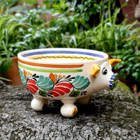 mexican-ceramics-handcrafted-gto-mexico-pig-saucer-multicolor-3