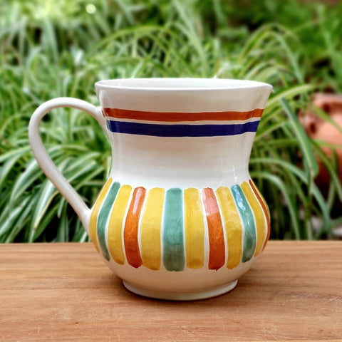 mexican-ceramics-happy-stripes-large-pitcher-mayolica-gto-mexico