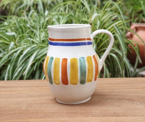 mexican-ceramics-happy-stripes-large-pitcher-mayolica-gto