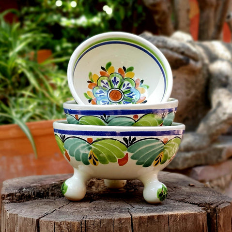 mexican-ceramics-molcajete-footed-mayolica-serving-flower-kitchen