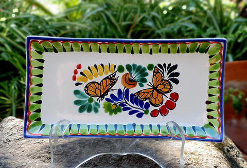 mexican-ceramics-monarch-butterfly-plate-tray-summer-present-gift-3