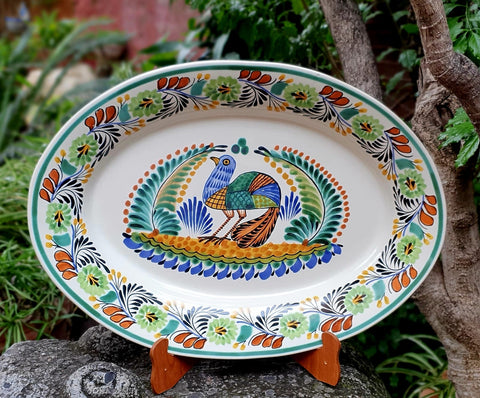 mexican-ceramics-oval-platter-turkey-mayolica-december-gift-2