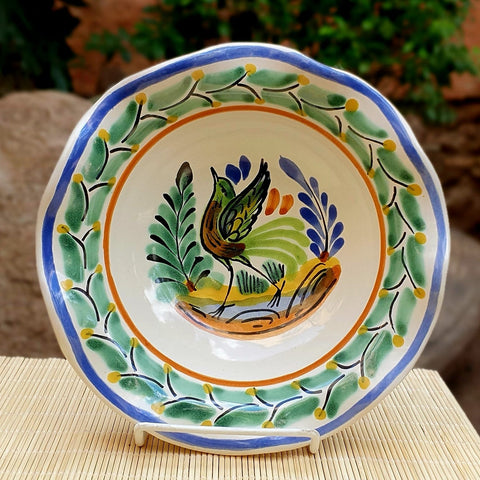 mexican-ceramics-pasta-bowl-bird-handcrafts-tableware-foodsafe-4