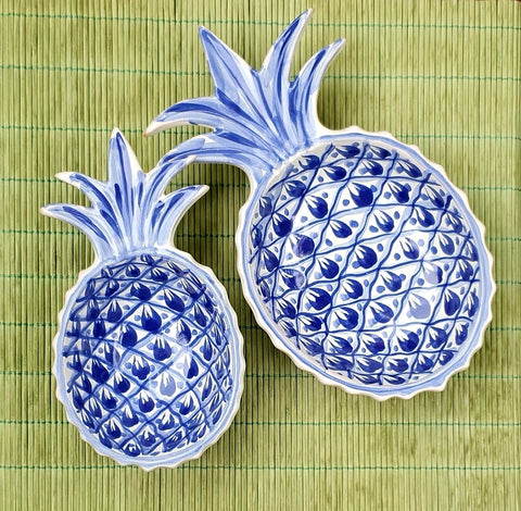 mexican-ceramics-pineapple-snack-for-serving-blueceramics-blueandwhite-talavera-mayolica-set-2