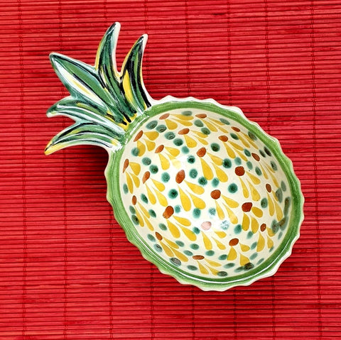mexican-ceramics-pineapple-snack-for-serving-green