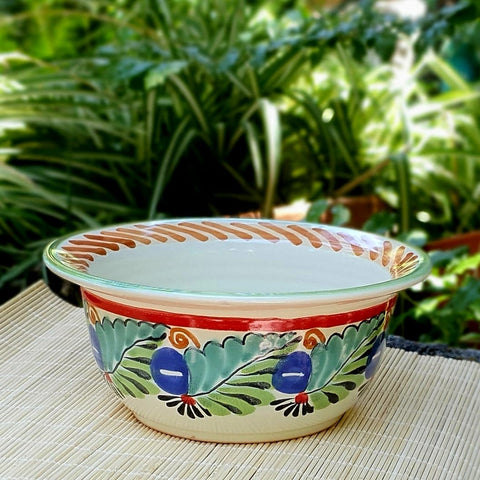 mexican-ceramics-ring-bowl-serving-service-table-decor-container-mayolica-talavera-flower