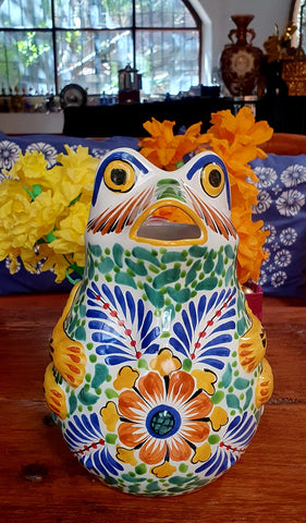 mexican-ceramics-serving-frog-water-pitcher-handcrafts-gorky