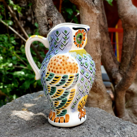 mexican-ceramics-water-pitcher-owl-shape-handcrafts-art-mexico-3
