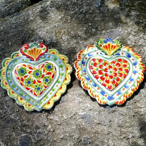 mexican-handcrafts-christmas-LOVE-heart-ornaments-love-day-handpainted-love-heart-setof2-1