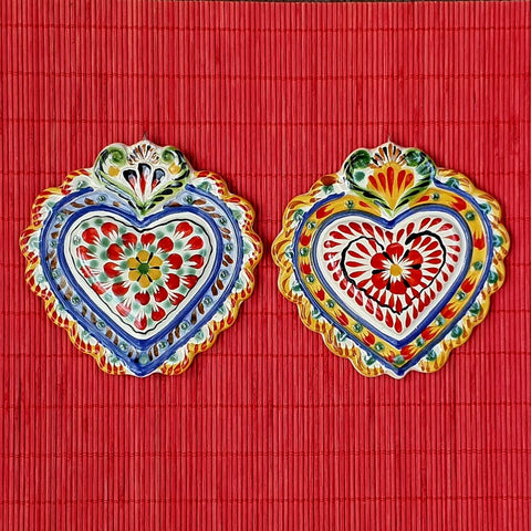 mexican-handcrafts-christmas-LOVE-heart-ornaments-love-day-handpainted-love-heart-setof2-3
