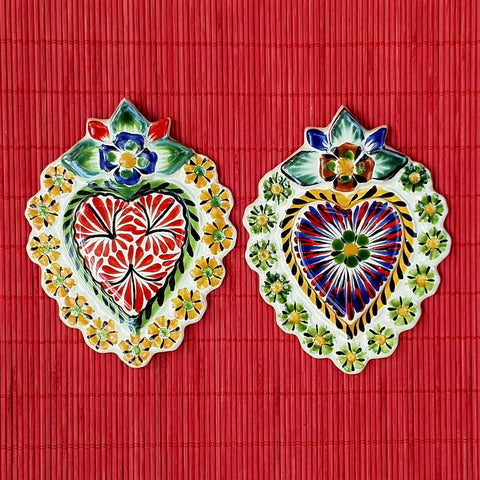 mexican-handcrafts-flower-christmas-heart-ornaments-love-day-handpainted-3