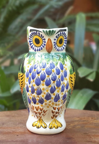 mexican-pitcher-folk-art-handcraft-owl-pitcher-gorky-workshop-guanajuato