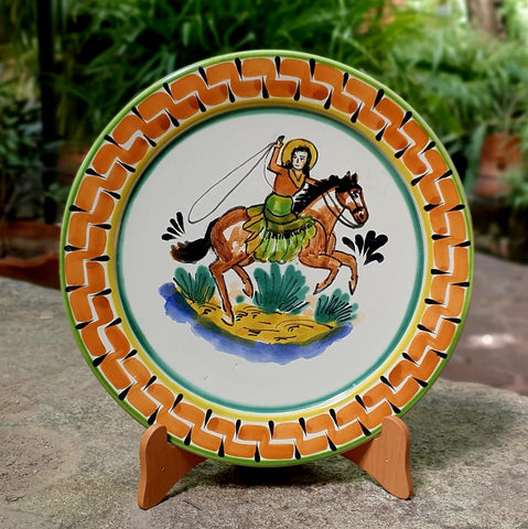 mexican-plates-cowgirl-charra-style-gift-present-custom-handmade-3