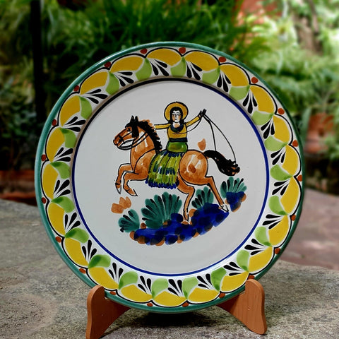 mexican-plates-cowgirl-charra-style-gift-present-custom-handmade-4
