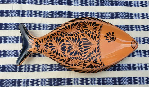 mexican-plates-fish-table-decor-folk-art-mexico-handmade-tableware