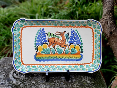 mexican-platters-deer-serving-mayolica-from-mexico