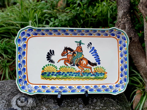mexican-rectangular-platter-cowboy-blue-mayolica-serving
