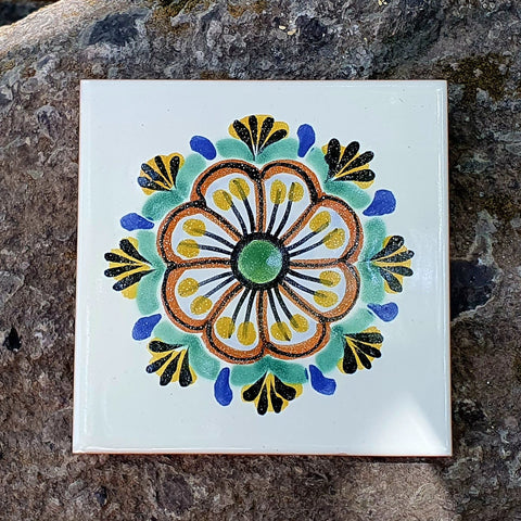 mexican-tiles-V-pottery-hand-made-custom-designs-4x4-6x6-home-decor-flower