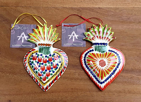 mexican decorative ornaments folk art hand painted