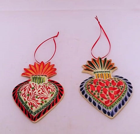 mexican ornaments hand painted folk art amazon decor