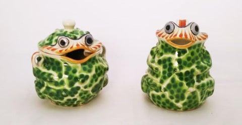 mexican-ceramic-frog-sugar-creamer