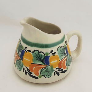 Creamer Pitcher 13.5 Oz Blue talavera / majolica handcrafts mexico