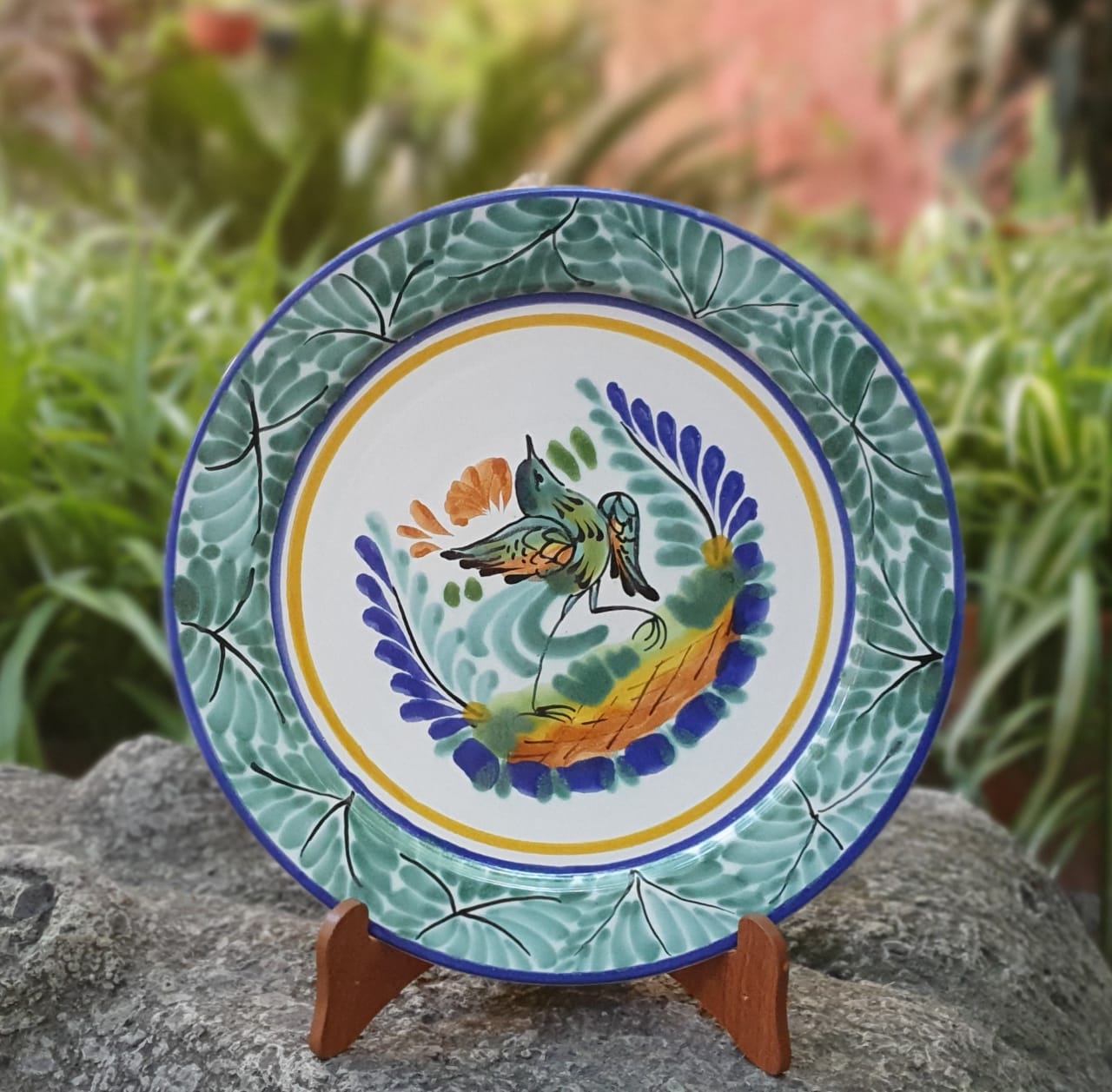 Mexican Pottery Bird Plates Multi-colors Gorky Pottery Majolica Handmade –  Gorky Gonzalez Store
