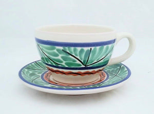 Espresso Mug 3.7 Oz Green Colors Majolica Ceramics Mexico hand made – Gorky  Gonzalez Store