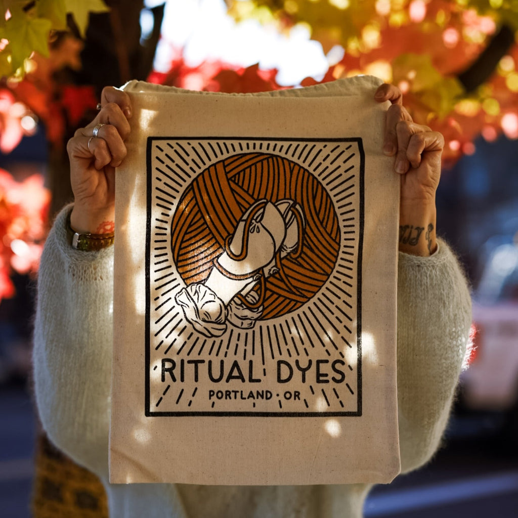 Ritual Dyes - KNITTING BACKPACK// this is a design I've been