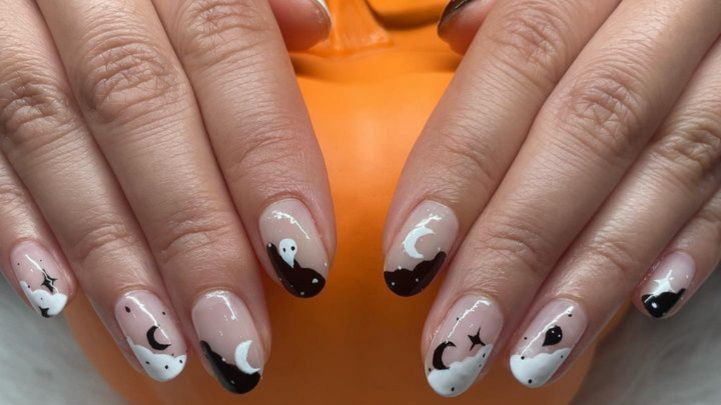 Classy Halloween Nail Designs