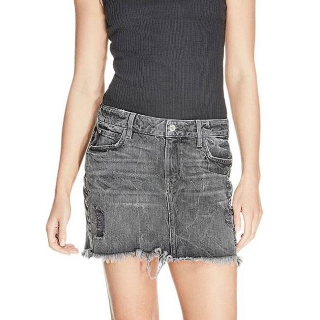 womens jean skirts